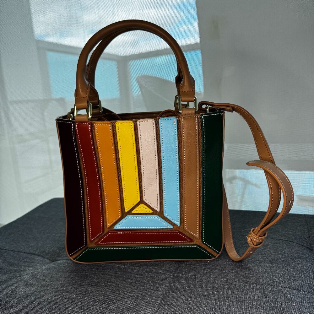 Stylish Box Design with Top Handle Crossbody & Shoulder Options
